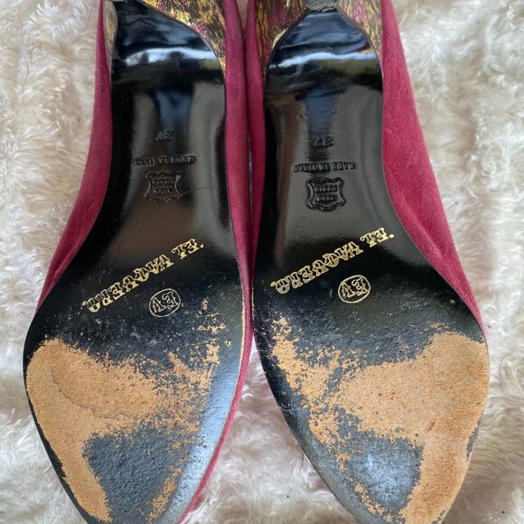 EL VAQUERO VINTAGE PURPLE SUEDE 6.5 - Picture 5 of 5
